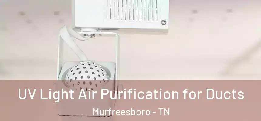  UV Light Air Purification for Ducts Murfreesboro - TN